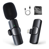 Gimpro Wireless Lavalier Microphone Para iPhone, Micrófono C