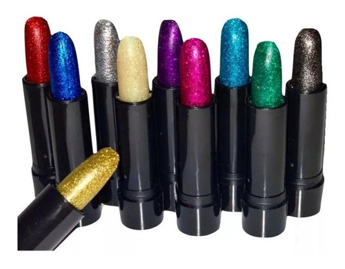 Labial Metalizado Glitter X1 Pintafan