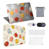 Funda Para Macbook Pro 13, Estampe De Caras/rigida