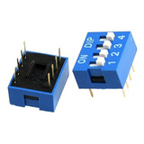 Dip Switch 4p (4 Pines) Arduino X 4 Unidades Arduino