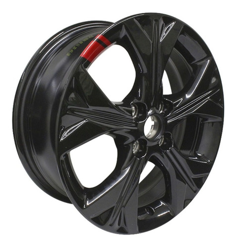 Rin 16 Black Detalle Rojo Onix Beat Sonic Spark Aveo (1 Pza)