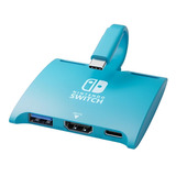 Hub Dock Portátil Para Nintendo Switch 1, 2 Oled