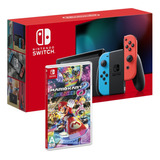 Consola Nintendo Switch Neon 1.1 + Juego Mario Kart 8 Deluxe