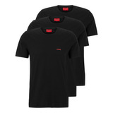 Conjunto De Camisetas Hugo Com Logo Vermelho