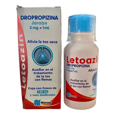 Letoazin Jarabe 300 Mg, 1 Frasco 120 Ml + Vaso Dosificador | MercadoLibre