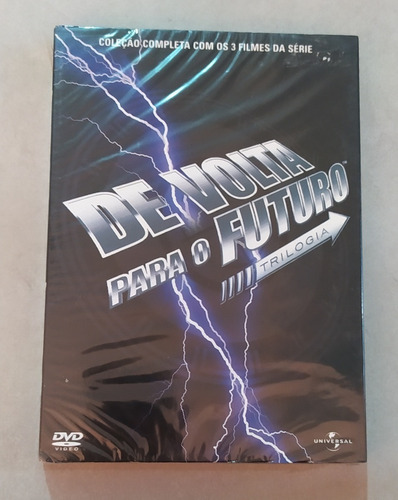 Dvd De Voltapara O Futuro - Trilogia - Lacrado De Fábrica
