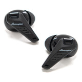 Auricular In Ear Wireless Lamborghini Tws700 Negro Bluetooth C/estuche De Carga