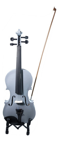 Violín Andolini 4/4 Blanco Con Arco, Barbada Y Estuche