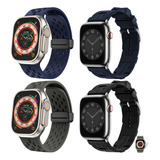 4 Correas Y Cristal Para Apple Watch Iwatch Se Ultra 9 8 7