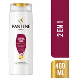 Shampoo Pantene 2 En 1 Control Caída 400ml