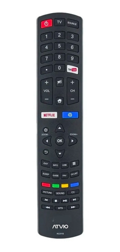 Control Remoto Atvio Rc311s Smart Tv Original 