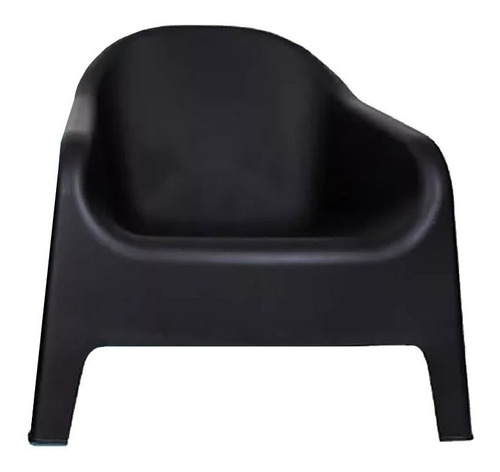 Sillón Plastico Para Exteriores Garden Life Skarpo Negro