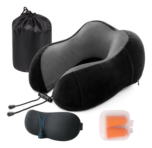 Almohada De Viaje 100% Espuma Viscoelástica Cuello