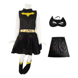 Disfraz Superhéroe Batgirl  Niña Vestido Tutu Batichica Batm