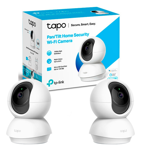 Tp-link Tapo C200 Cámara De Seguridad Wifi Fhd X2 Unidades