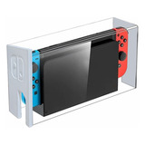 Case Capa Nintendo Switch Oled Transparente Acrilico Dock