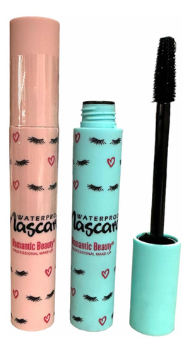 Pack 2 Mascaras De Pestañas A Prueba De Agua Romantic Beauty