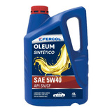 Aceite Fercol Oleum 5w40 Lubricante Multigrado