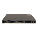 Switch Cisco 2960x-48lps Poe+  4sfp 740w Administrable Giga