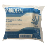 Abatelenguas Ambiderm De Madera Para Adulto C/500 Piezas