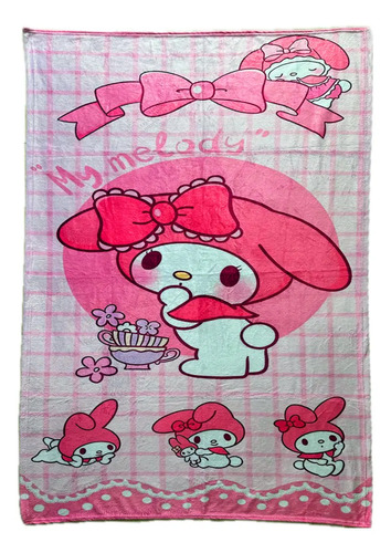 Cobija Frazada My Melody Calientita Extra Suave Polar Ligera