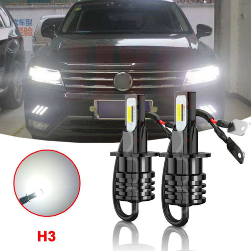 Bombillas Luz Antiniebla Led H3 Para Volkswagen 6500k 80w