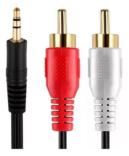Cable Rca Miniplug Audio Auxiliar Macho 3,5 Mm Envio Gratis