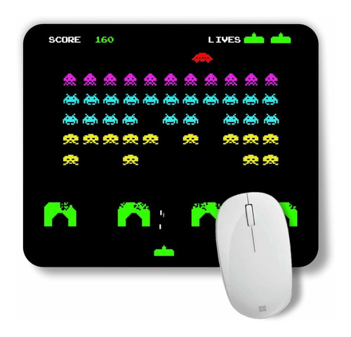 Pad Mouse Space Invaders Marcianitos Juego Clásico
