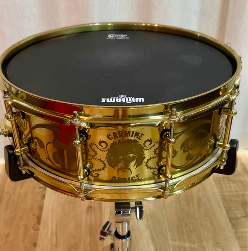 Caixa Ddrum Signature Carmine Appice 14x5 (raridade) Gold