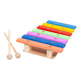 Brinquedo Educativo Lira Xilofone Musical Infantil 7 Teclas