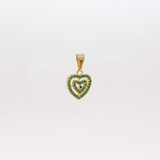 Dije Eternal Love + Cadena Aros Oro Laminado 18k