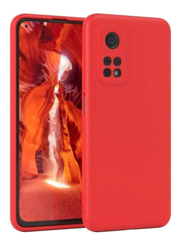  Carcasa Silicona Slim Para Xiaomi Mi 10t / Pro + Vidrio 5d