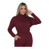 Conjunto De Inverno Lanzinha Roupas De Frio Quentinha Barato