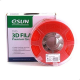 Filamento Rollo 500gr Abs+ Marca Esun - Rojo 3mm