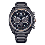 Reloj Citizen Ca456782h Hombre Cronógrafo Taquimetro Fecha Color De La Malla Negro Color Del Bisel Gris Color Del Fondo Gris