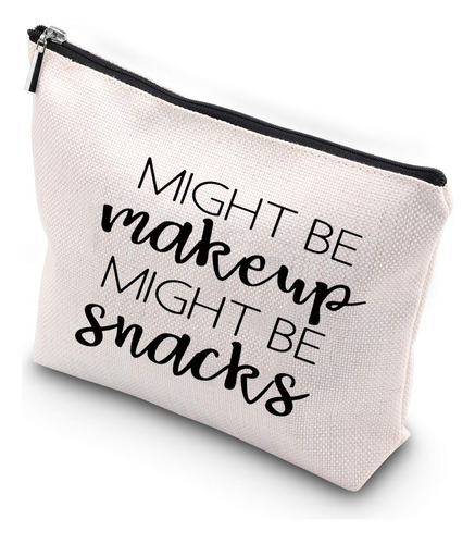 Bolsa De Maquillaje Novedosa Con Cremallera, Organizador De.