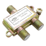 Derivador Divisor Coaxial Splitter 2 Bocas X 25 Unid