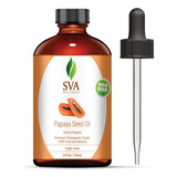 Sva Organics Aceite Puro Y Virgen De Semilla Papaya Premium