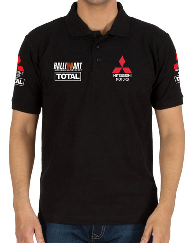 Camisa Polo Piquet - Mitsubishi Rally Art Wrc - Fr102