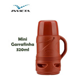 Mini Garrafa Térmica Portátil Café Invicta Pequena 320ml Cor Vermelha