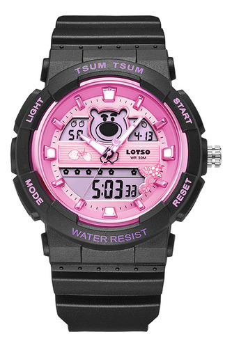 Reloj Digital Sanrio Strawberry Bear Para Mujer