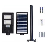 Lampara Foco Led Solar 100w + Control Remoto Soporte 003312