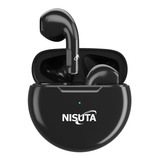 Auriculares Bluetooth Earbuds Nisuta Ns-aubtws8 Color Negro