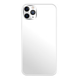 Capa Compatível Com iPhone 11 Pro Max Silicone Vidro Safira