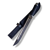 Cuchillo Tanto Full Tang Diseño Moderno Funda Cuero Sf9