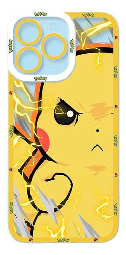 Capa Pokémon De Luxo Para iPhone 15 14 Pro Max 13 12 Mini 11
