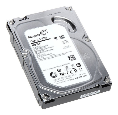 Disco Rígido Interno Seagate Video 3.5 Hdd St2000vm003 2tb