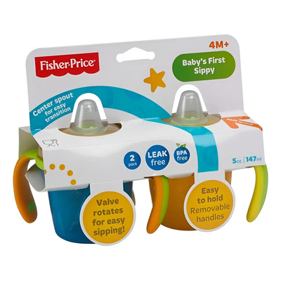 Fisher-price Vasito Entrenador Paquete De 2 Bbm87 Amarillo | Envío gratis