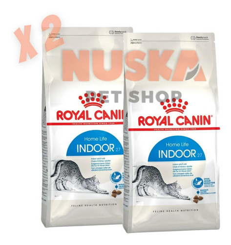 Royal Canin Indoor Cat 7.5 Kg X 2 Unidades Gato Hogareño