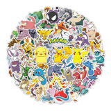 Set 50 Stickers Decorativo Sticker Pokemon